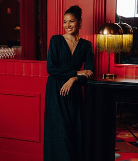 Robe longue Amelie corset