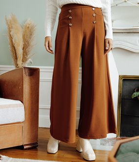 Pantalon large Laura