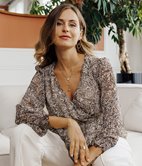 Top Luna cache-coeur