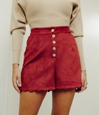 Short Kate en suedine