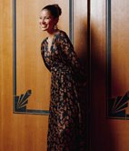 Robe longue Lison plissée