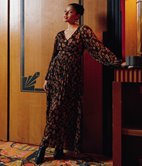 Robe longue Lison plissée