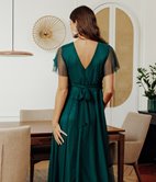 Robe longue Angele drapée