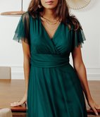 Robe longue Angele drapée