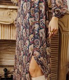 Robe longue Bertille cache-coeur