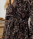 Robe longue Naelle cache-coeur