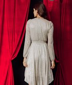 Robe longue Dalia asymétrique