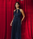 Robe longue Mounira plissée