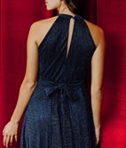 Robe longue Mounira plissée