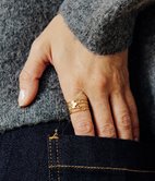 Bague en acier inoxydable Eira