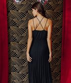 Robe longue Maeva plissée