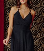 Robe longue Maeva plissée