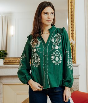 Blouse Estella brodée