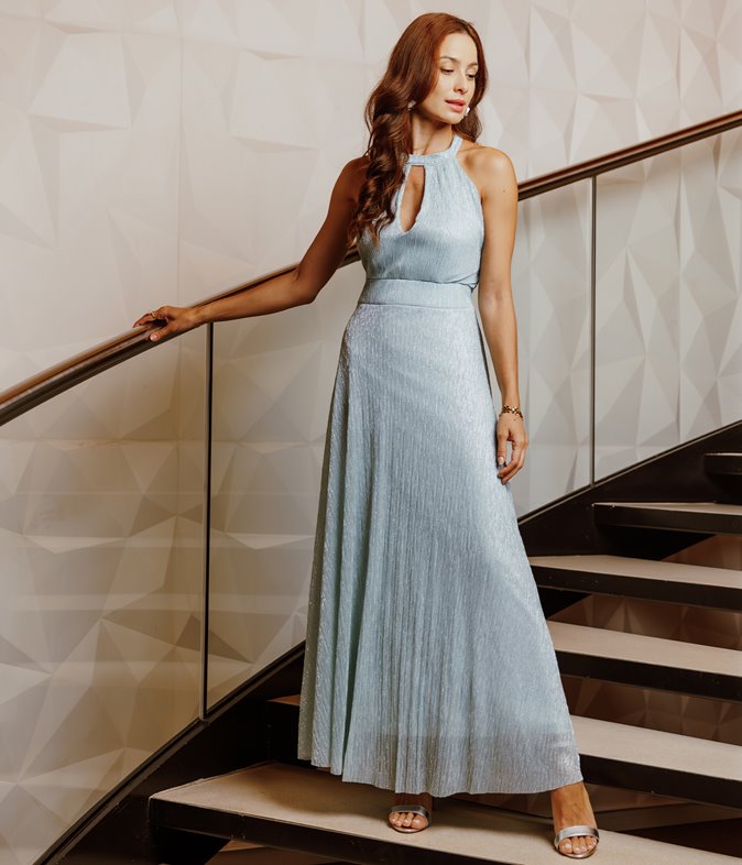 Robe longue Moonie collier