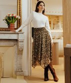 Jupe longue Judith asymétrique 