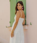 Robe longue Diana brodée