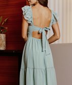 Robe longue Leana dos nu