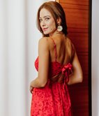 Robe longue Ella dos nu