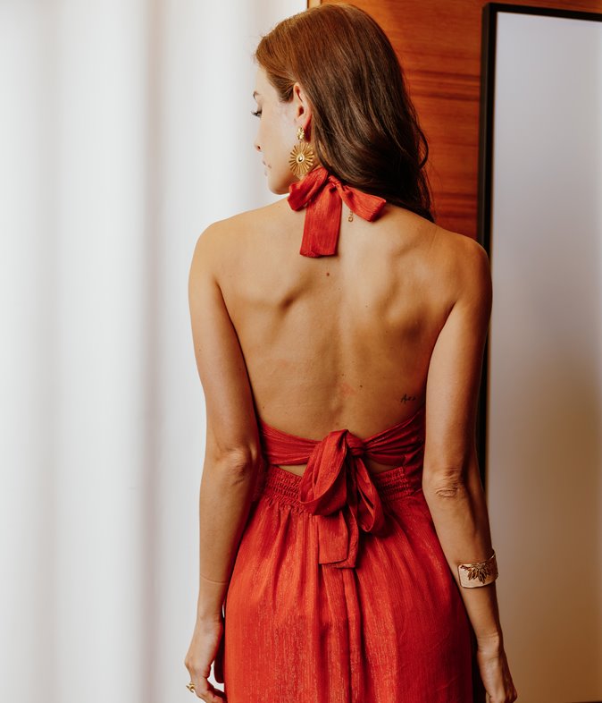 Robe longue Léana dos nu