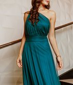 Robe longue Siara asymétrique