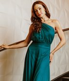 Robe longue Siara asymétrique