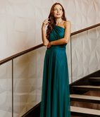 Robe longue Siara asymétrique