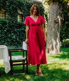 Robe longue Martika en gaze