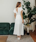 Robe longue Georgina en gaze