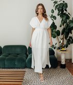 Robe longue Georgina en gaze
