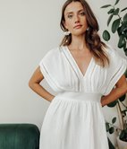 Robe longue Georgina en gaze