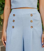 Pantalon large Marin