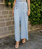 Pantalon large Marin
