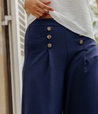 Pantalon large Marin