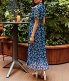 Robe longue Palmita asymétrique