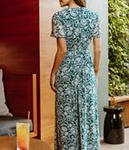 Robe longue Alma boutonnée