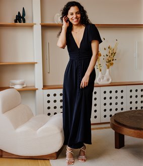 Robe longue Cey corset