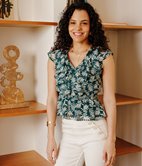 Top Palmita à volants