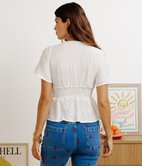 Top Lucille à boutons