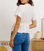 Top Lucille à boutons