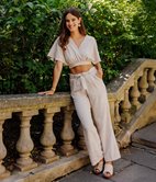Pantalon large Meline