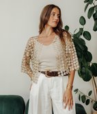 Gilet mini flowers