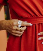 Bague en acier inoxydable Daya