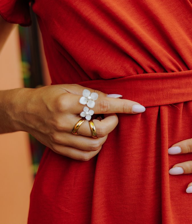 Bague en acier inoxydable Daya