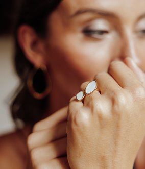 Bague en acier inoxydable Darleen