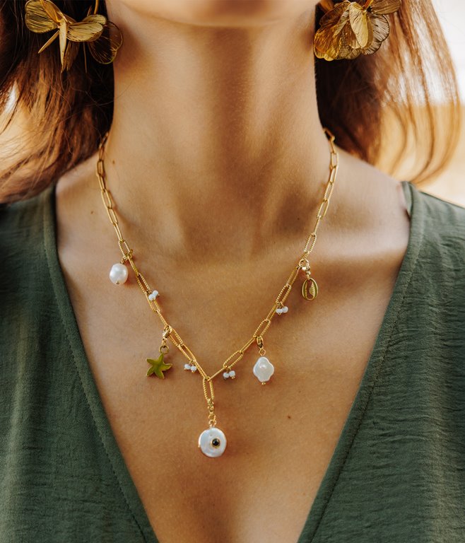 Collier en acier inoxydable Timeo