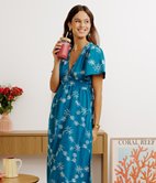 Robe longue Eve brodée