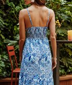 Robe longue Léya à bretelles