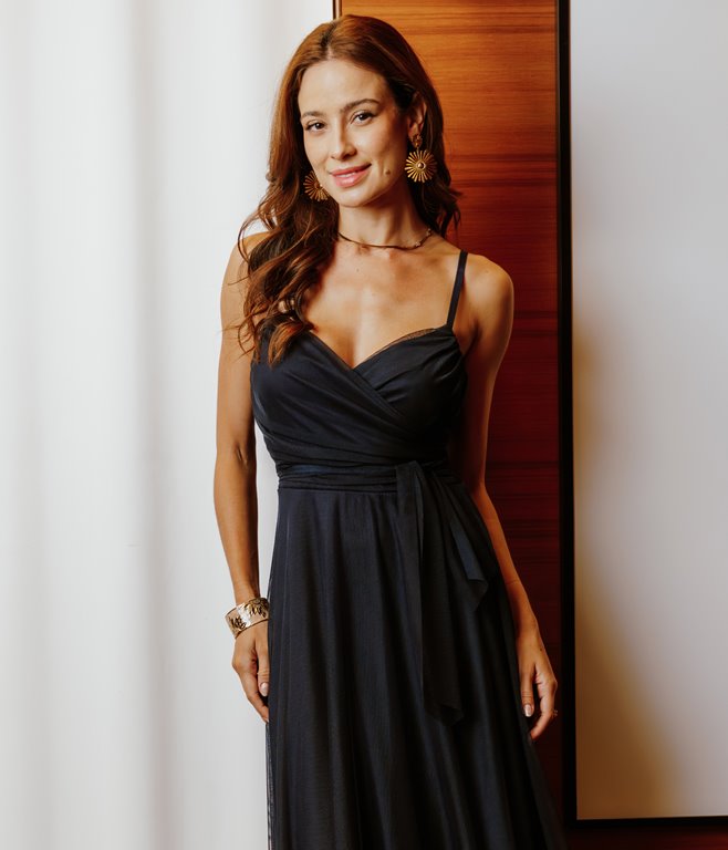 Robe longue Marion drapée