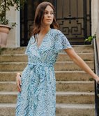 Robe longue Yolanda asymétrique