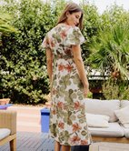 Robe longue Cali cache-coeur